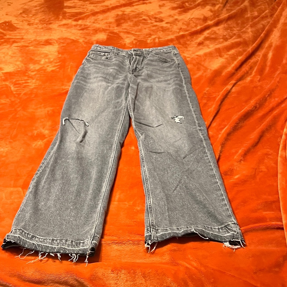 H&M Kids Gray Distressed Jeans